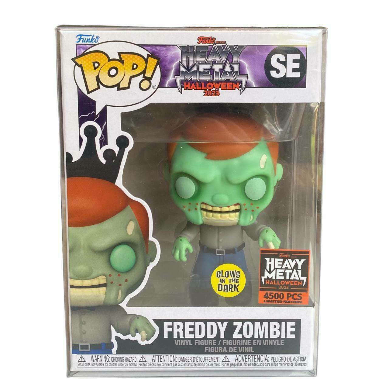 Freddy Zombie Glow Funko Pop NYCC 2023 x Heavy Metal Halloween - LE4500