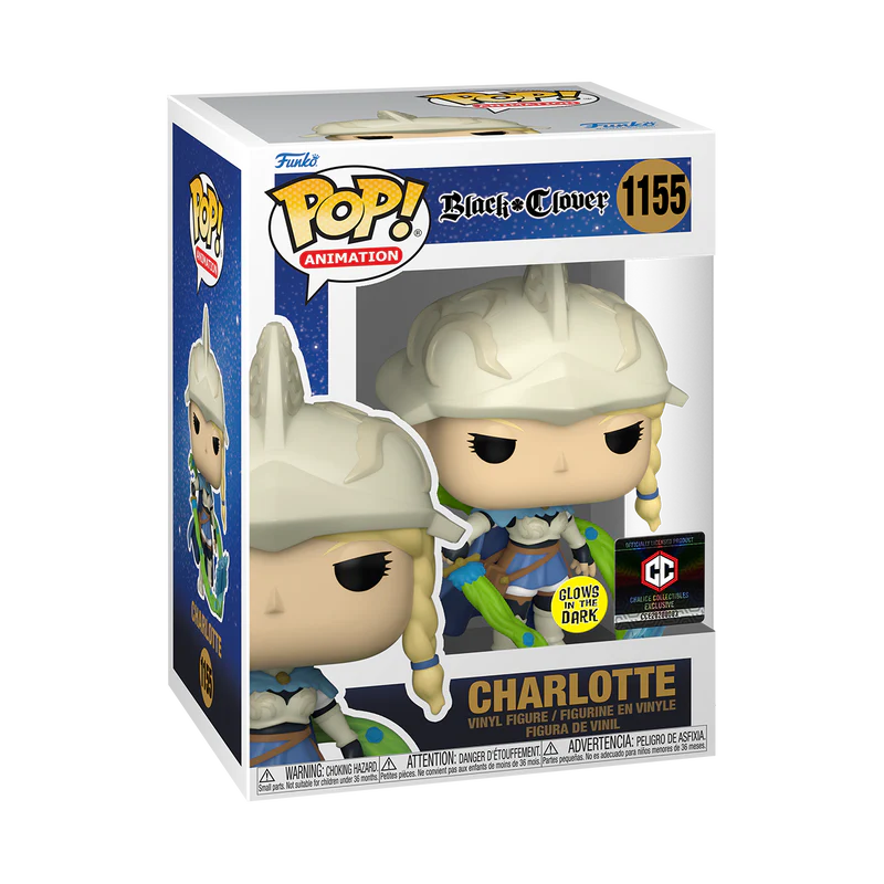Charlotte Black Cover Chalice Exclusive Funko Pop! Figure #1155