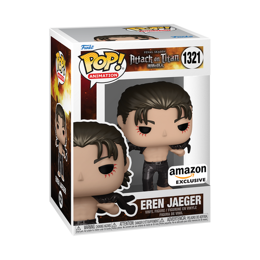 Eren Jaeger Amazon Exclusive Funko Pop Figure #1321